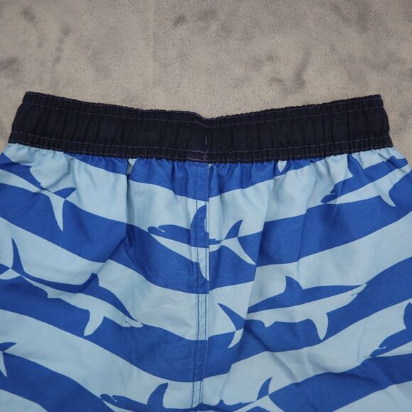 Gymboree Shorts Boys 6 Blue Dolphin Drawstring Stretchable Waist Bottoms - Picture 12 of 15